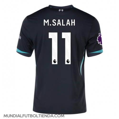 Camiseta Liverpool Mohamed Salah #11 Segunda Equipación Replica 2024-25 mangas cortas